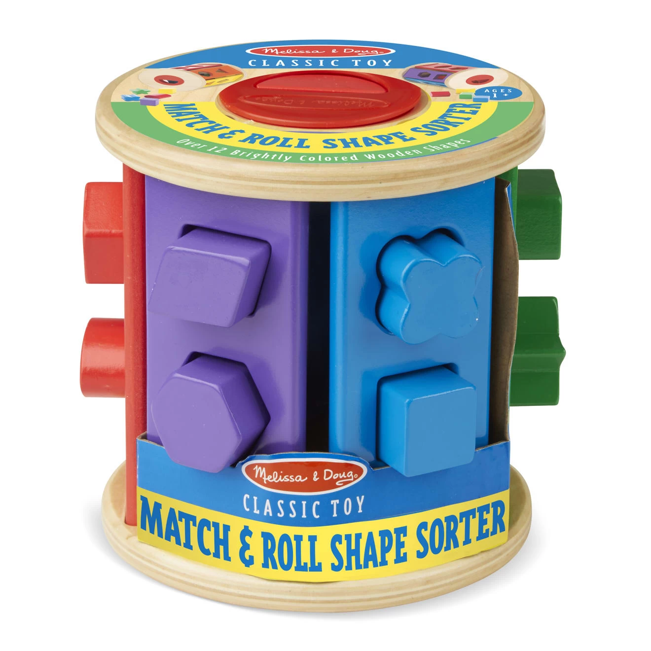 Melissa & Doug Match & Roll Shape Sorter - Image 3