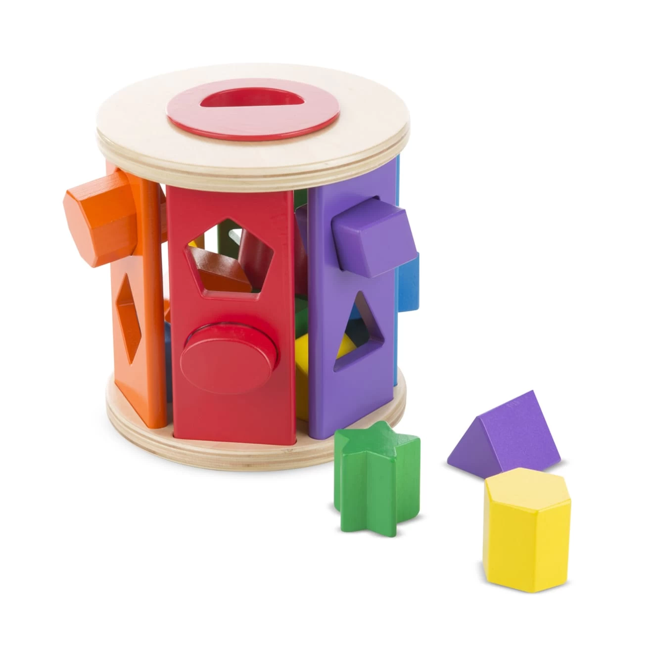 Melissa & Doug Match & Roll Shape Sorter