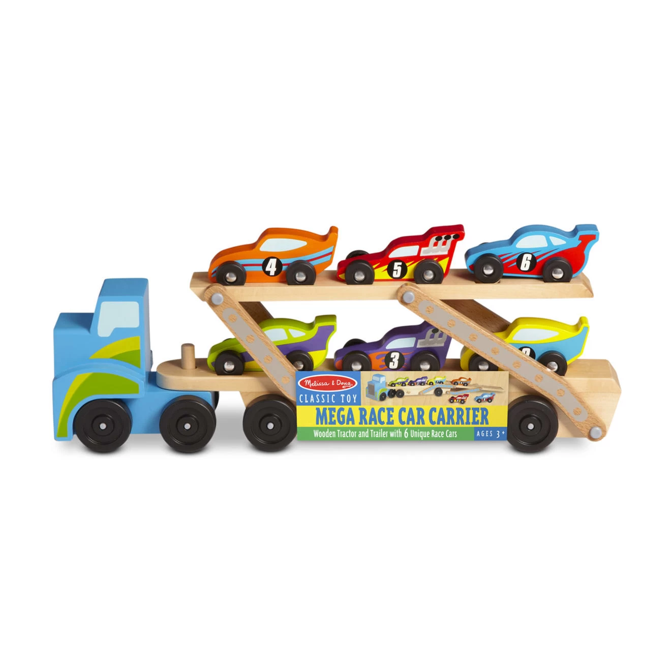 Melissa & Doug Mega Race-Car Carrier - Image 3