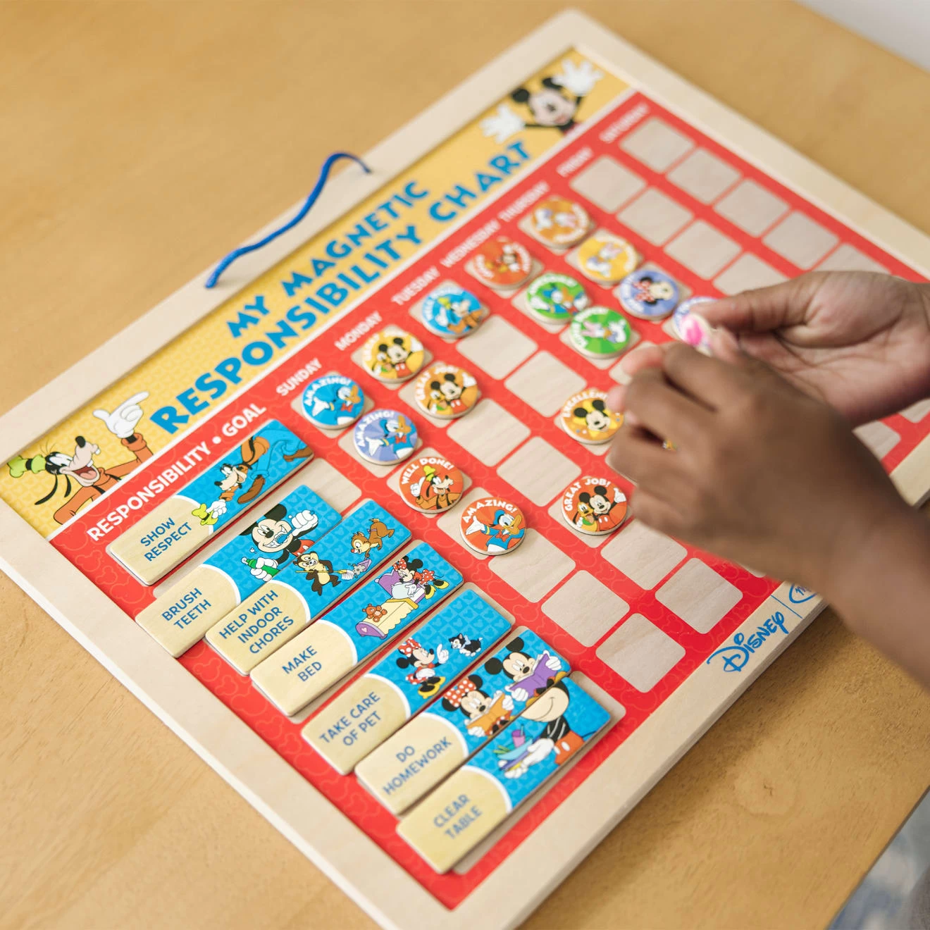 Melissa & Doug Mickey Mouse My Magnetic Responsibility Chart - Image 2