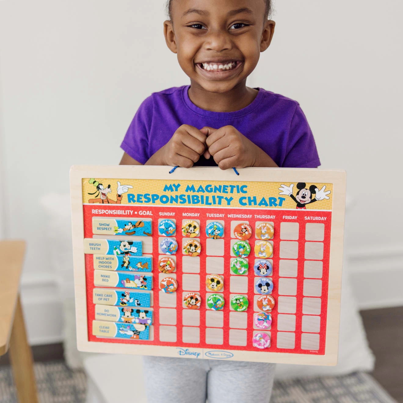 Melissa & Doug Mickey Mouse My Magnetic Responsibility Chart - Image 5