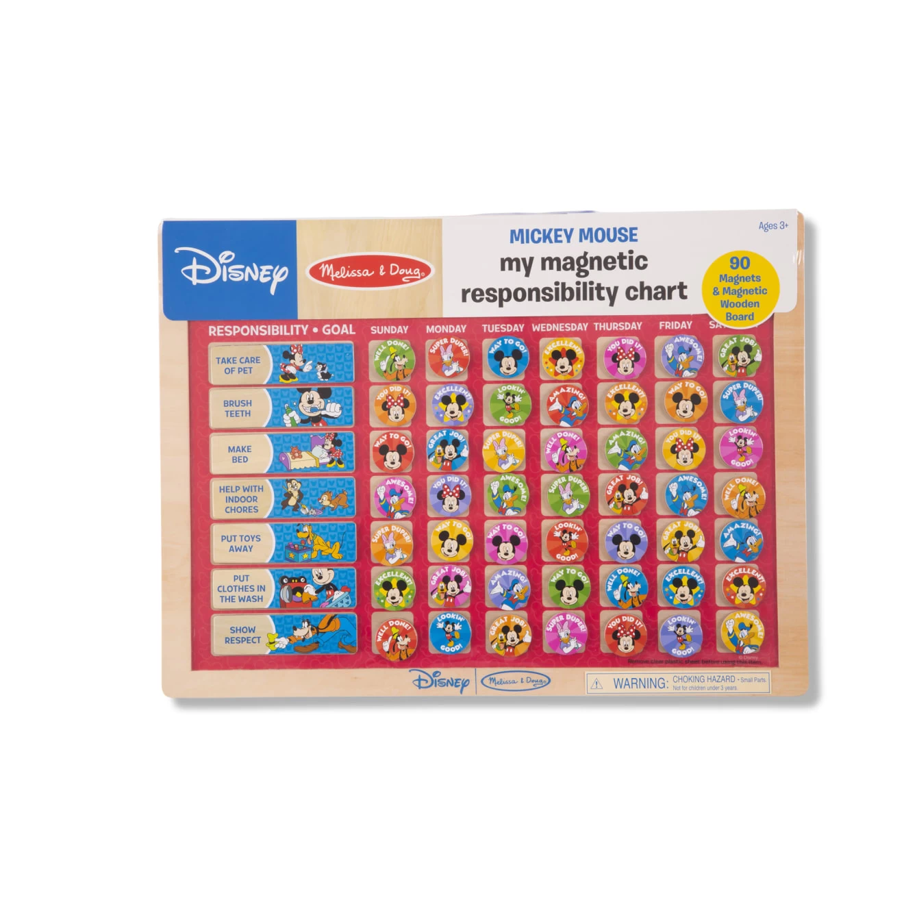 Melissa & Doug Mickey Mouse My Magnetic Responsibility Chart - Image 3