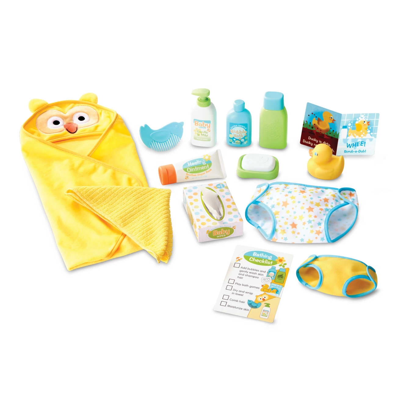 Melissa & Doug Mine To Love Changing & Bathtime Play Set