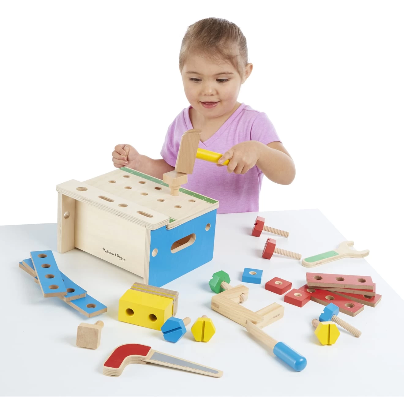 Melissa & Doug Hammer & Saw Tool Bench - Image 8