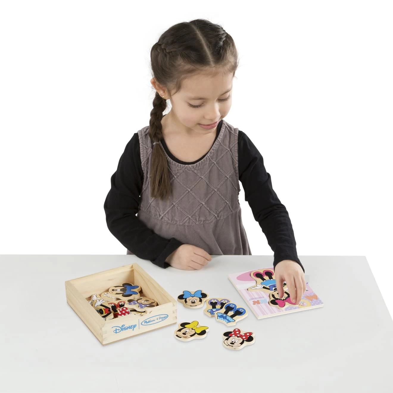 Melissa & Doug Disney Minnie Wooden Mix & Match Dress-Up - Image 8