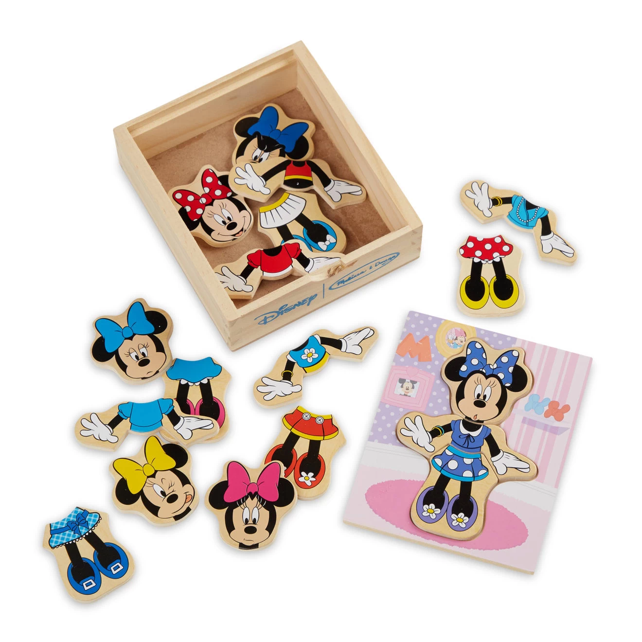 Melissa & Doug Disney Minnie Wooden Mix & Match Dress-Up - Image 4