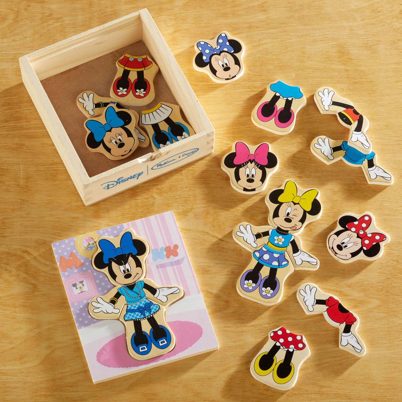 Melissa & Doug Disney Minnie Wooden Mix & Match Dress-Up - Image 9