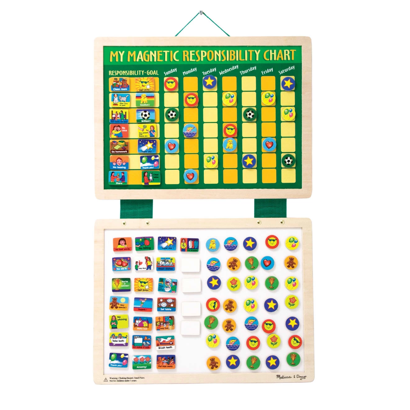 Melissa & Doug Magnetic Responsibility Chart - Chore Chart