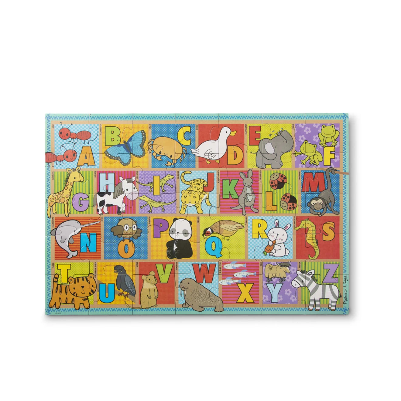 Melissa & Doug Natural Play Floor Puzzle: ABC Animals - Image 4