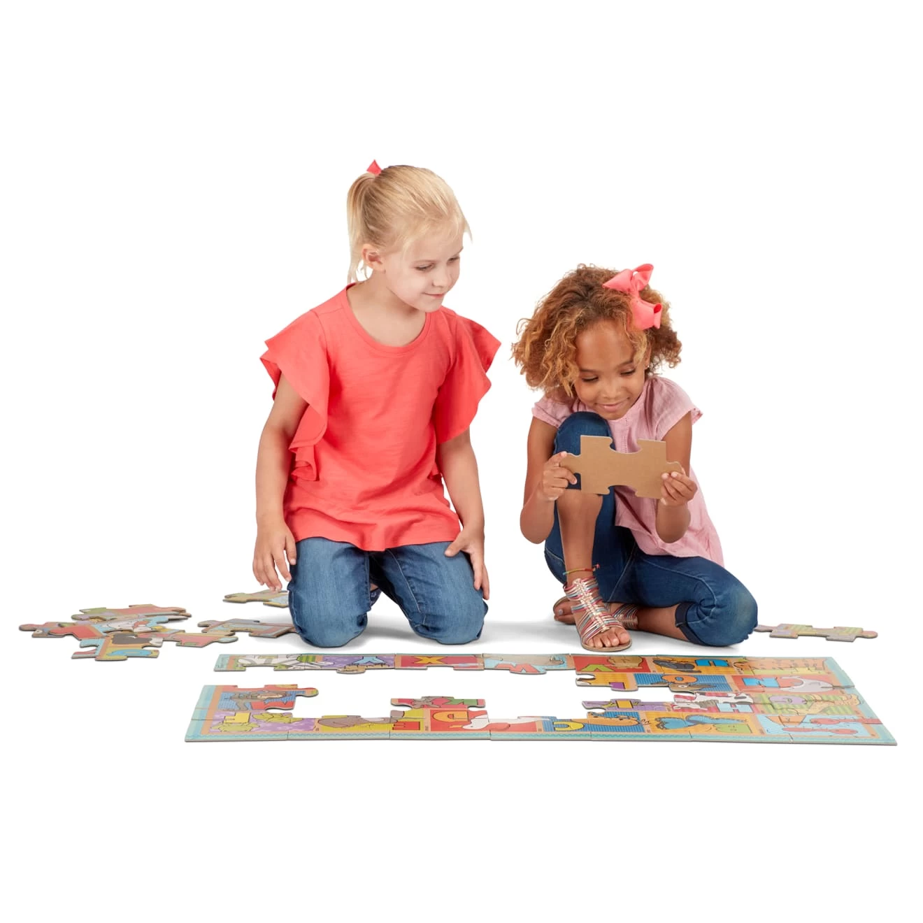 Melissa & Doug Natural Play Floor Puzzle: ABC Animals - Image 8
