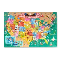 Melissa & Doug Natural Play Floor Puzzle: America The Beautiful