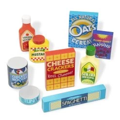 Melissa & Doug Pantry Food Set - Wooden Play Food