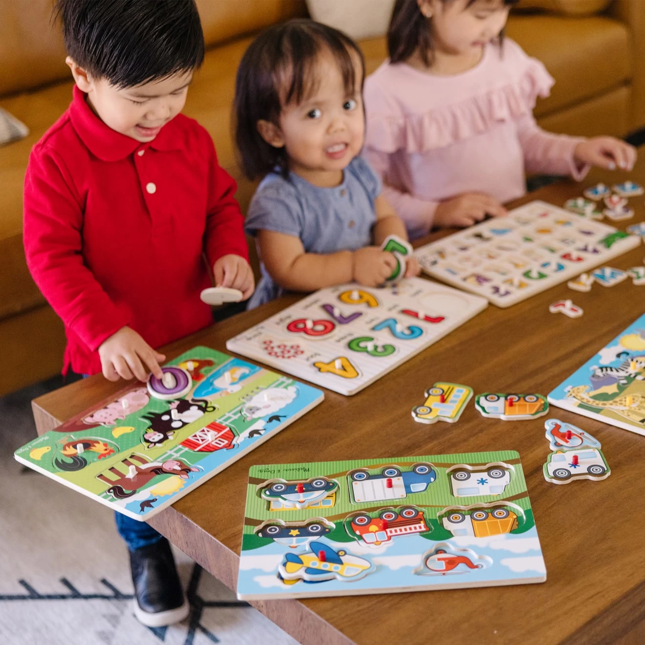 Melissa & Doug Peg Puzzle Set (6 Puzzles) - Image 5