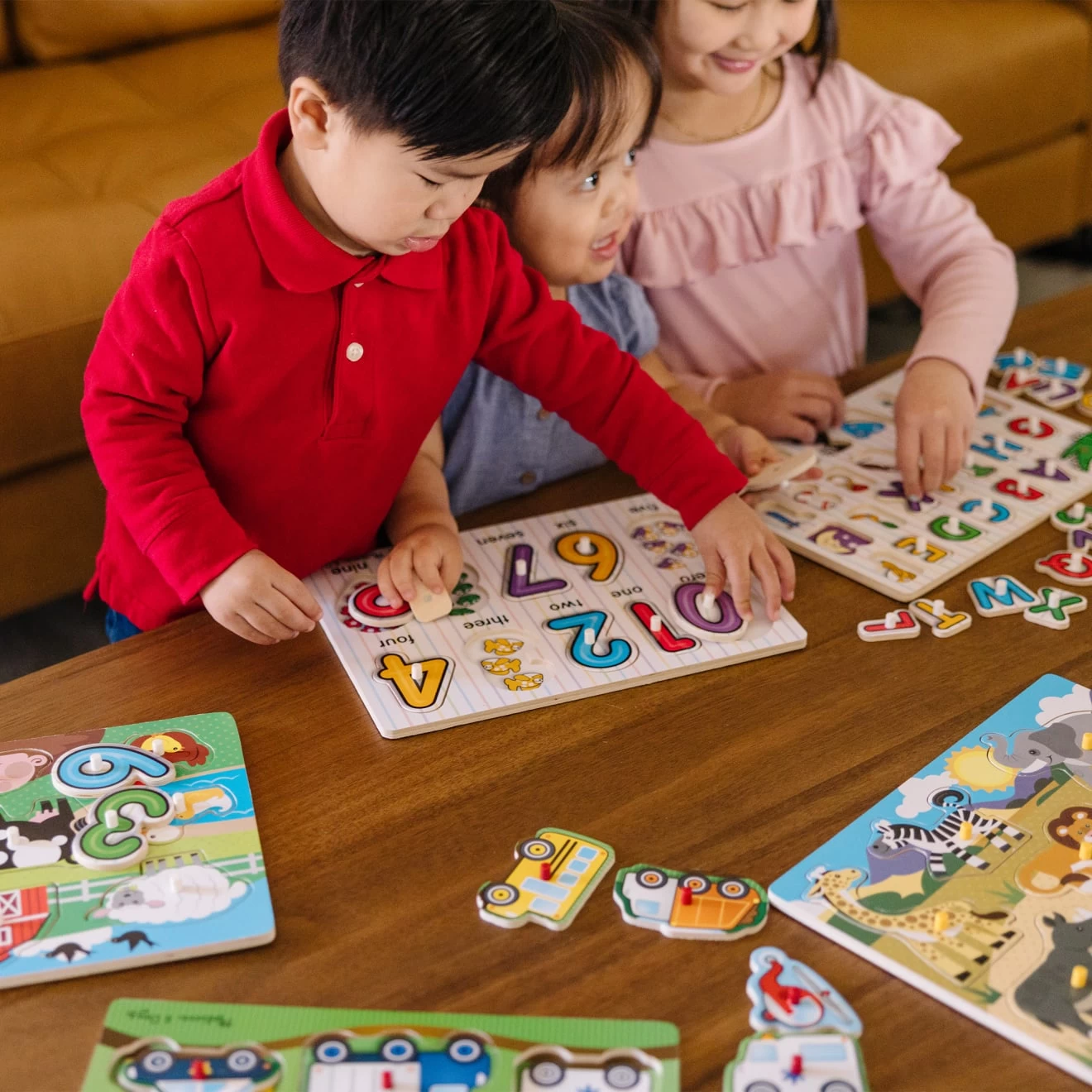 Melissa & Doug Peg Puzzle Set (6 Puzzles) - Image 7