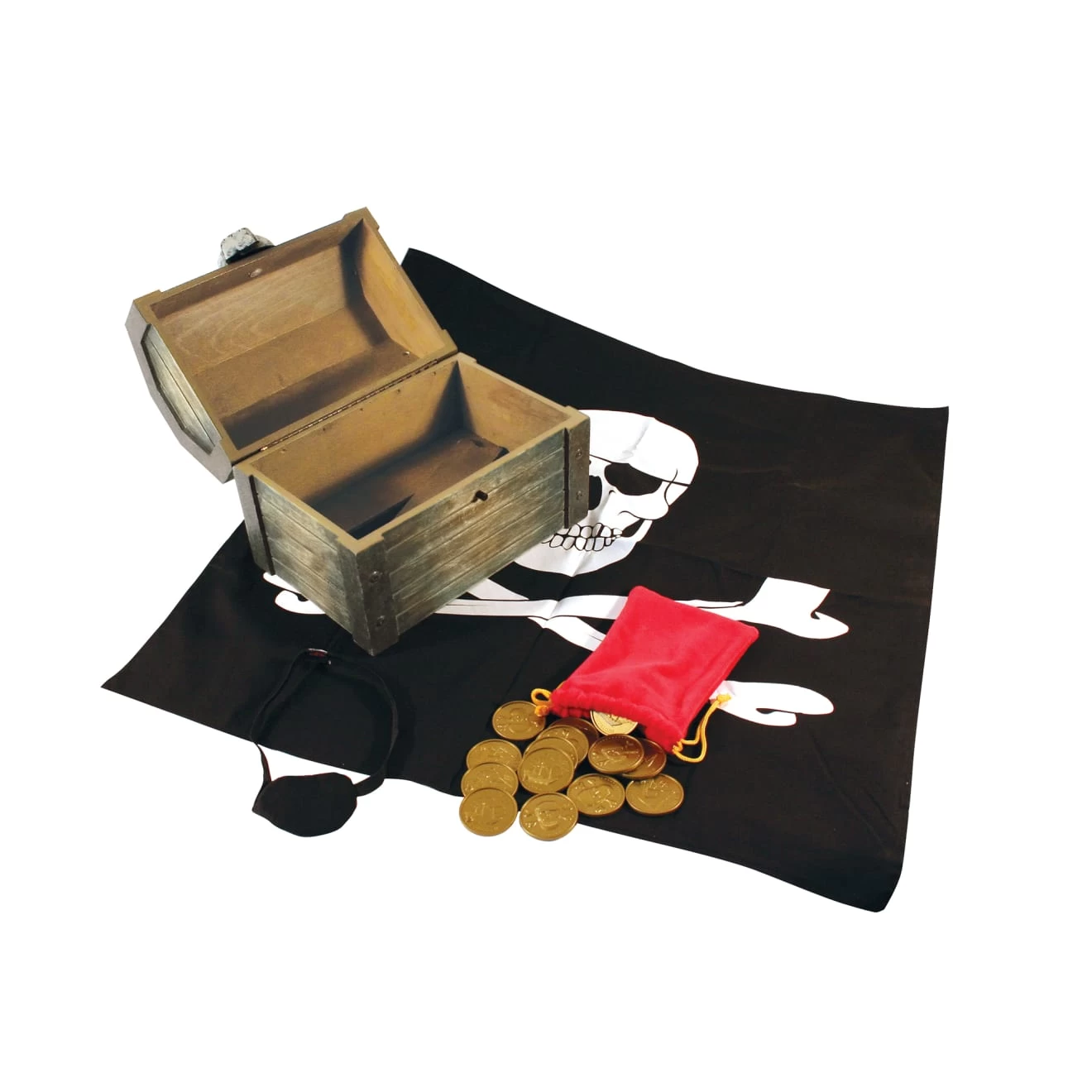 Melissa & Doug Wooden Pirate Chest - Image 4