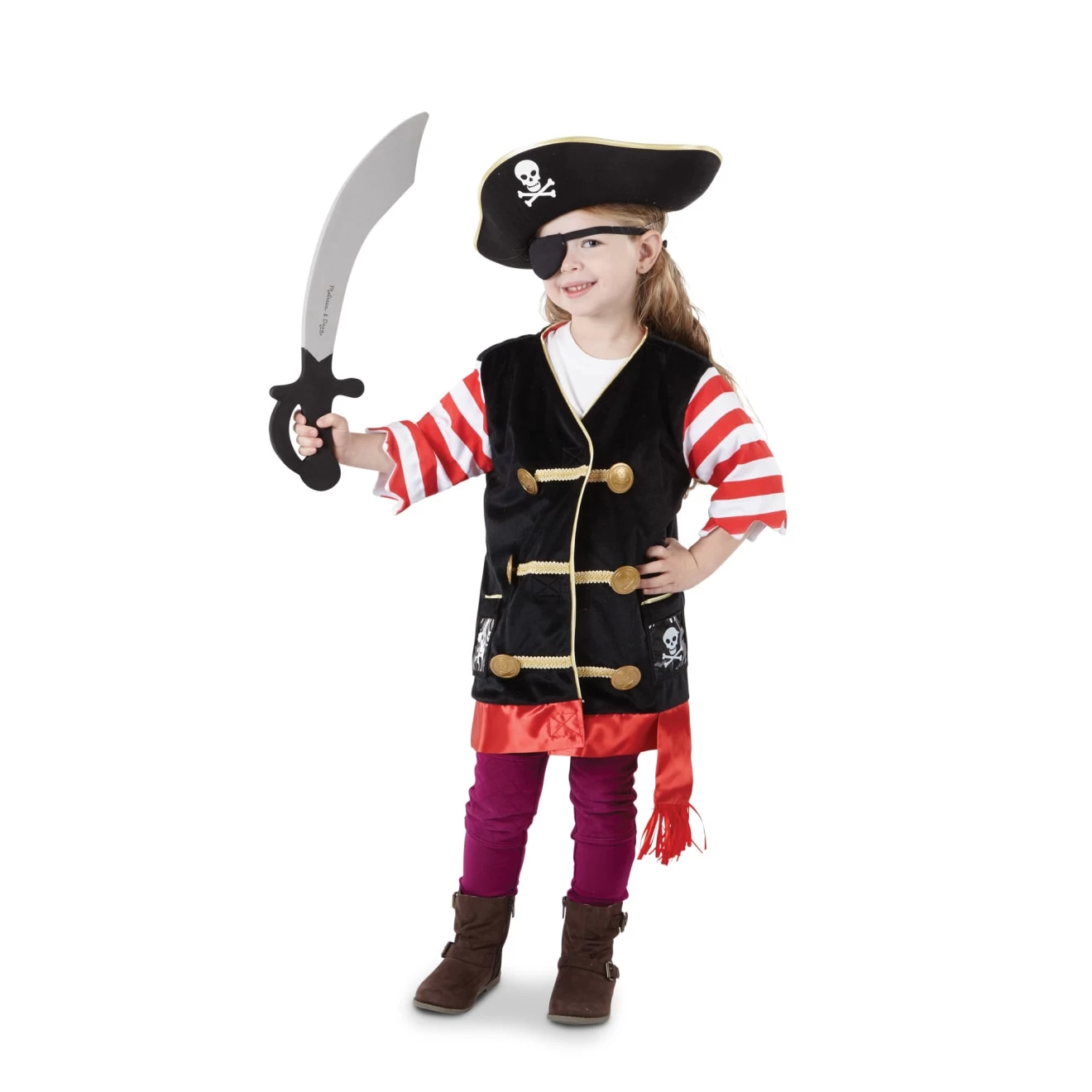 Melissa & Doug Pirate Role Play Costume Set - Image 8