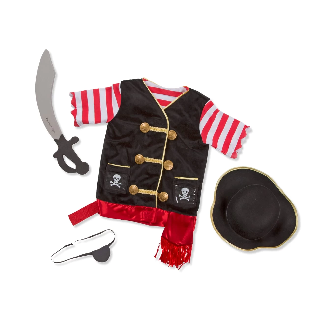 Melissa & Doug Pirate Role Play Costume Set - Image 9