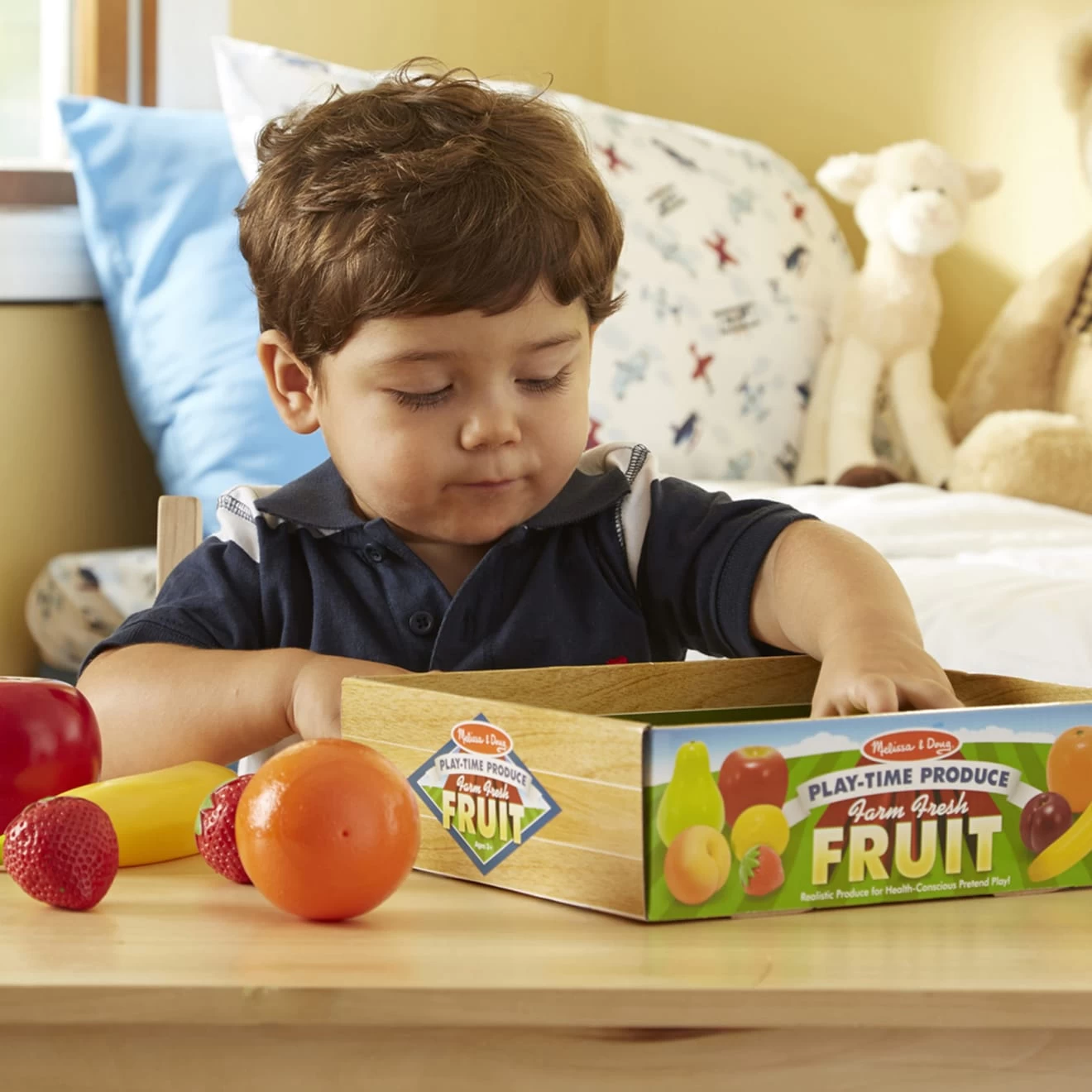 Melissa & Doug Play-Time Produce Fruit - Play Food - Image 2