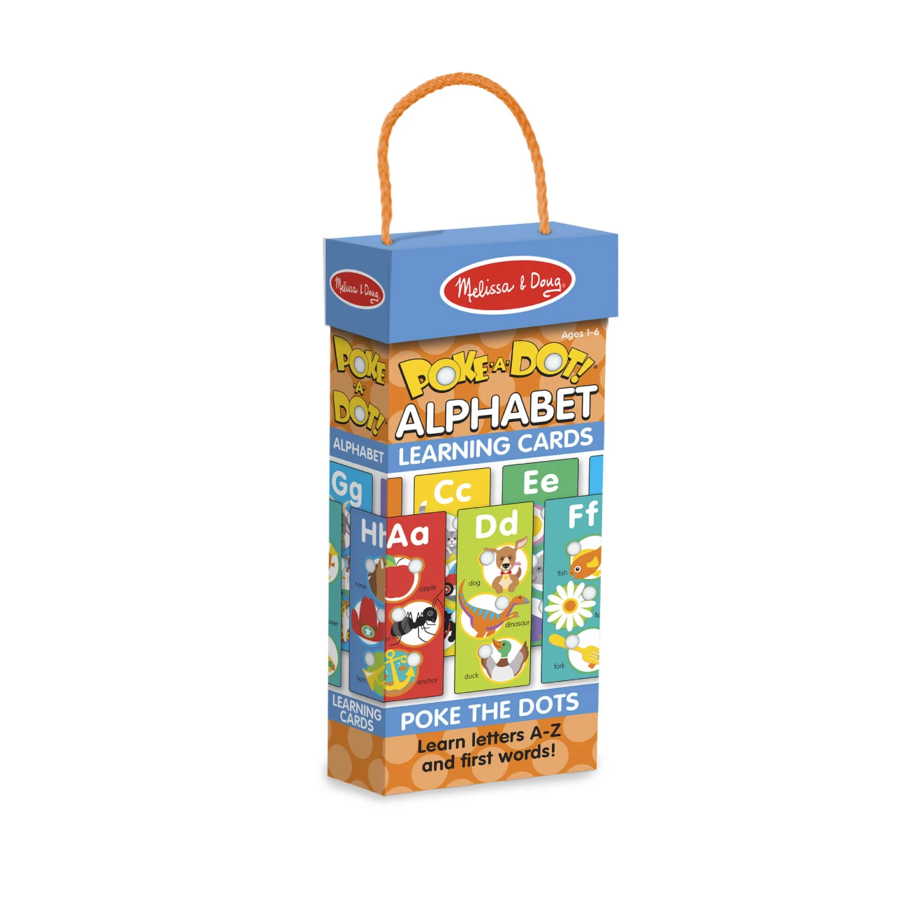 Melissa & Doug Poke-a-Dot Alphabet Learning Cards - Image 3