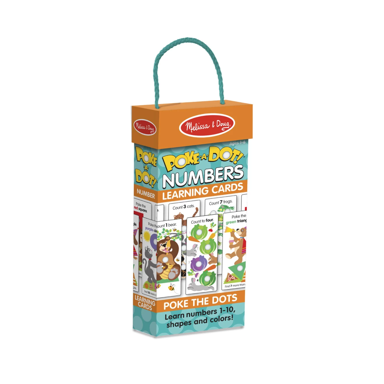 Melissa & Doug Poke-a-Dot Numbers Learning Cards - Image 3
