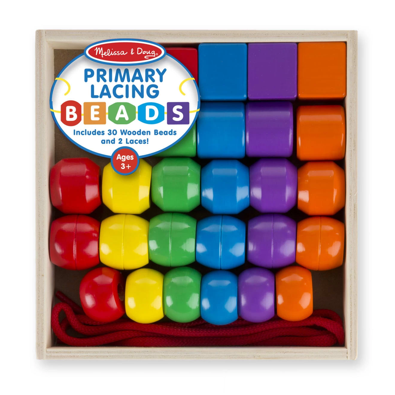 Melissa & Doug Primary Lacing Beads - Image 3