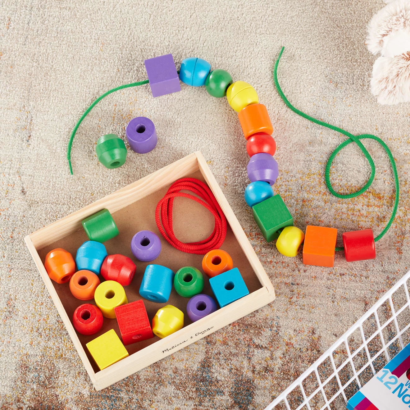 Melissa & Doug Primary Lacing Beads - Image 9