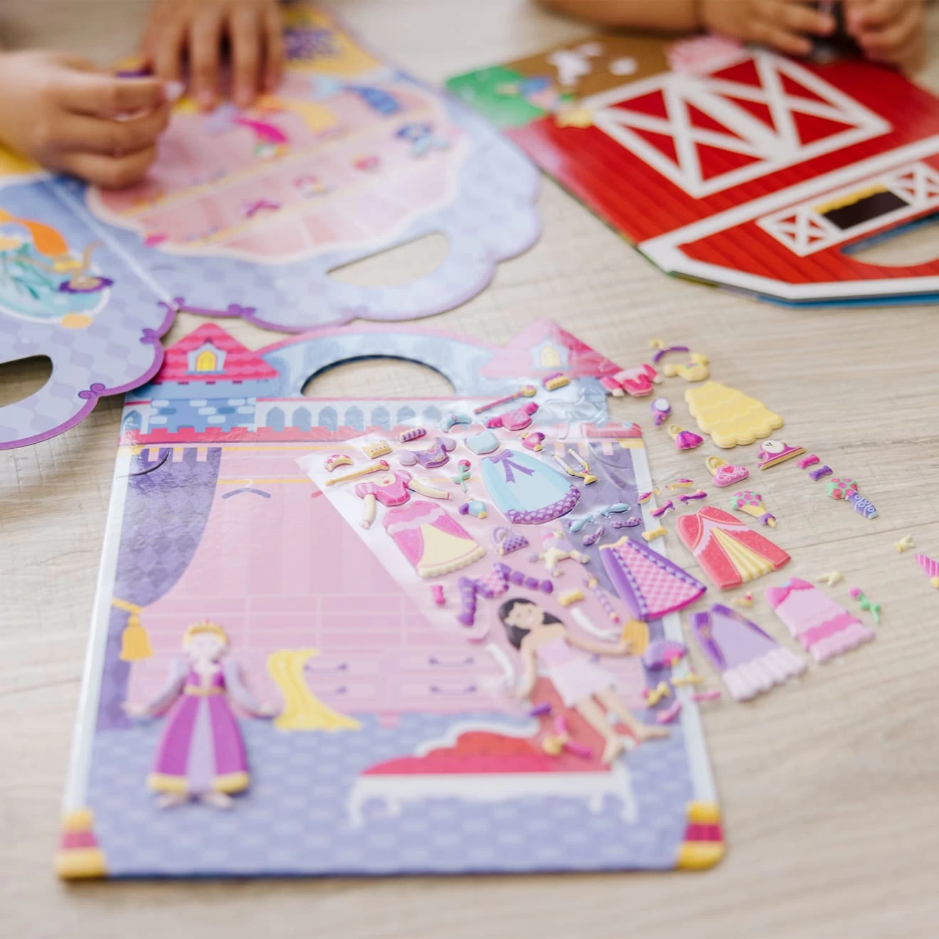 Melissa & Doug Puffy Sticker Bundle - Farm, Princess & Mermaid - Image 7