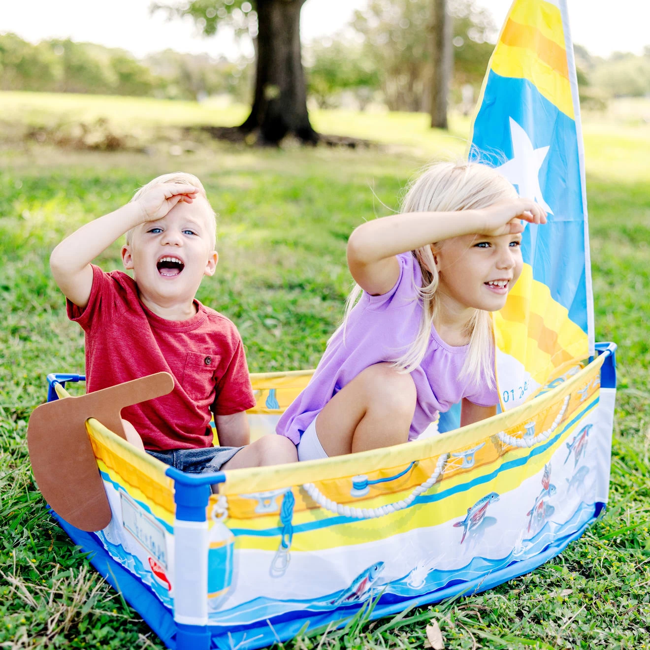 Melissa & Doug Let's Explore Sailboat Play Set - Image 8