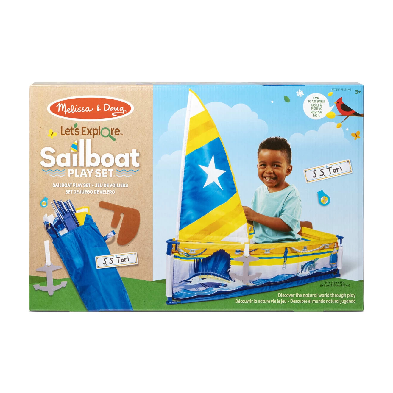 Melissa & Doug Let's Explore Sailboat Play Set - Image 3