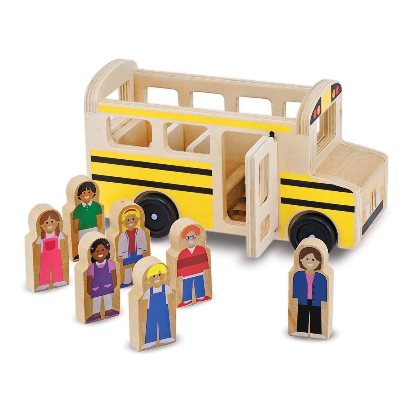 Melissa & Doug Wooden Classic School Bus