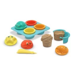 Melissa & Doug Seaside Sidekicks Sand Cupcake Set