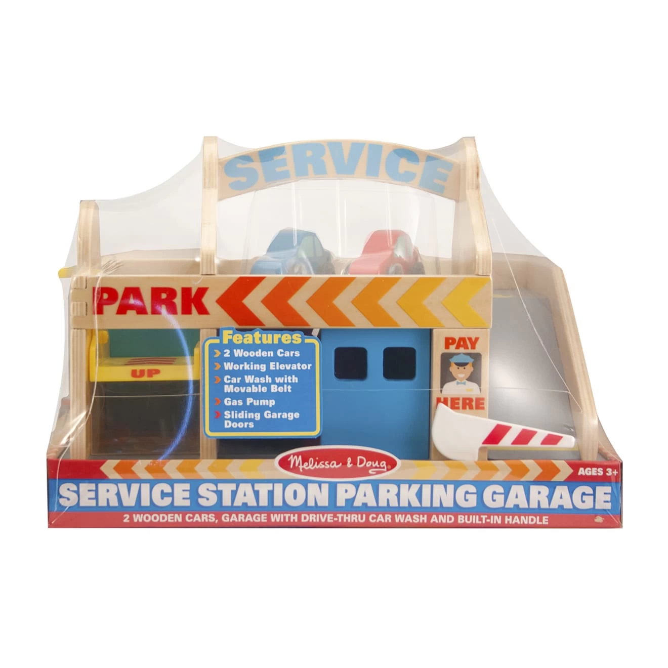 Melissa & Doug Service Station Parking Garage - Image 3