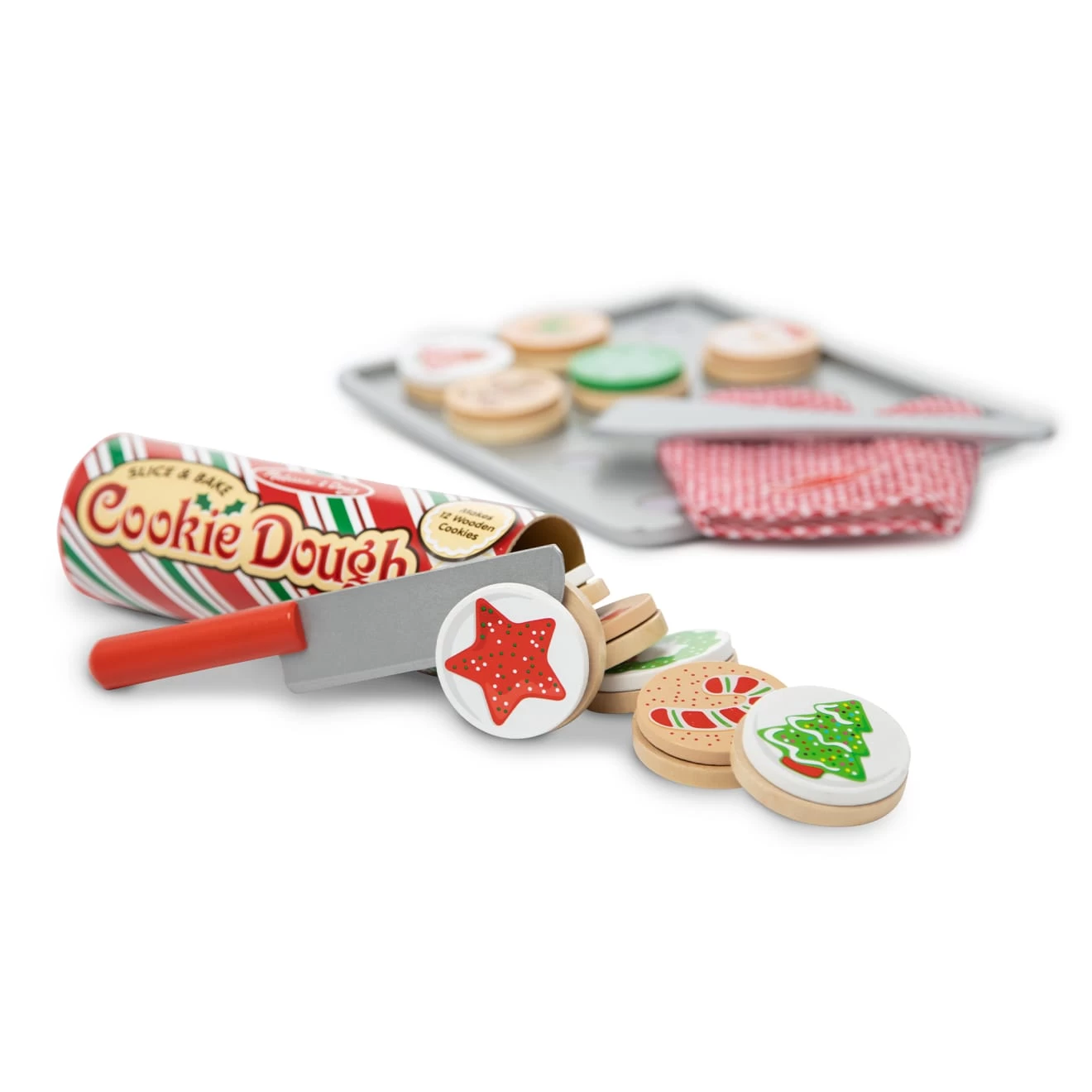 Melissa & Doug Slice & Bake Christmas Cookie Play Set - Image 9