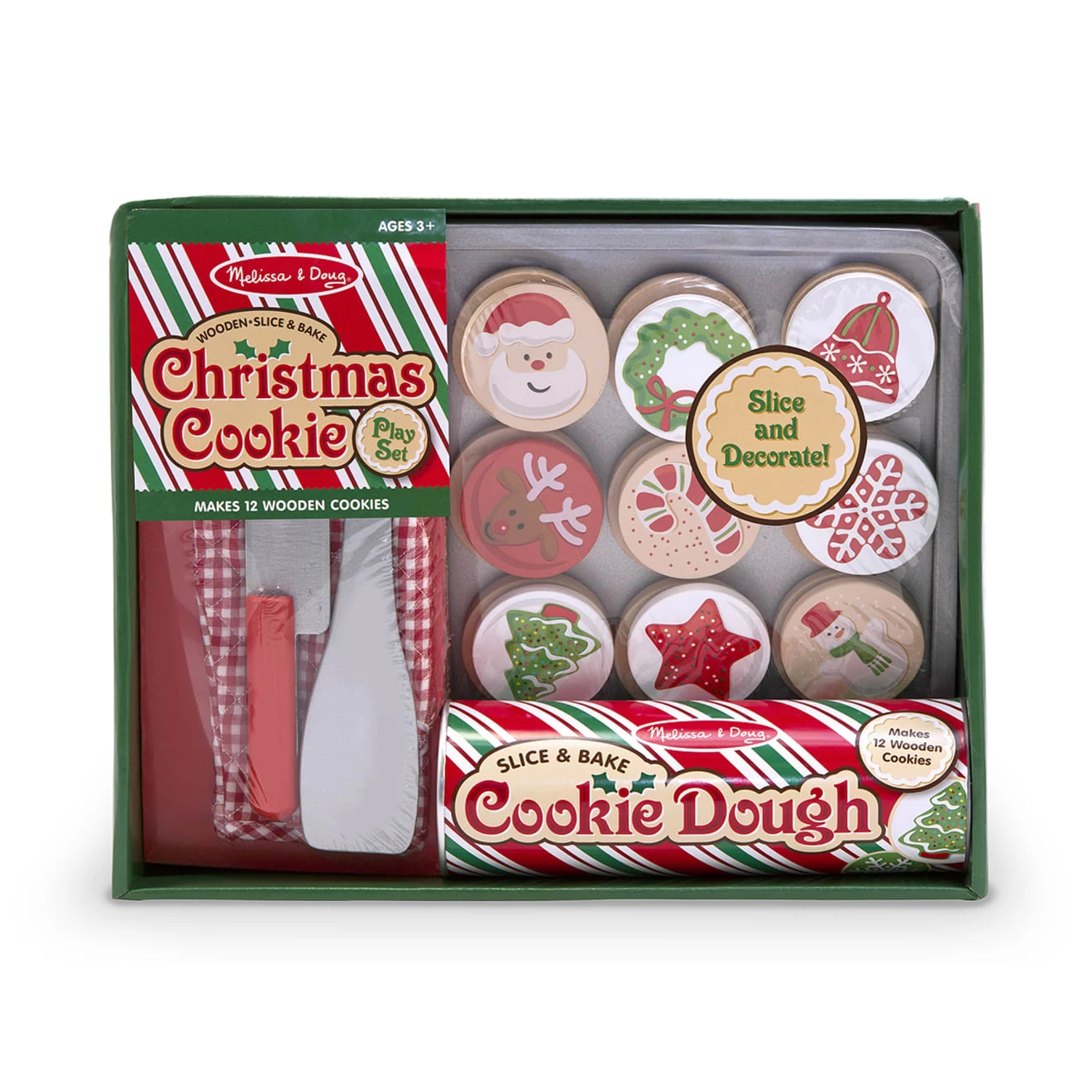 Melissa & Doug Slice & Bake Christmas Cookie Play Set - Image 3