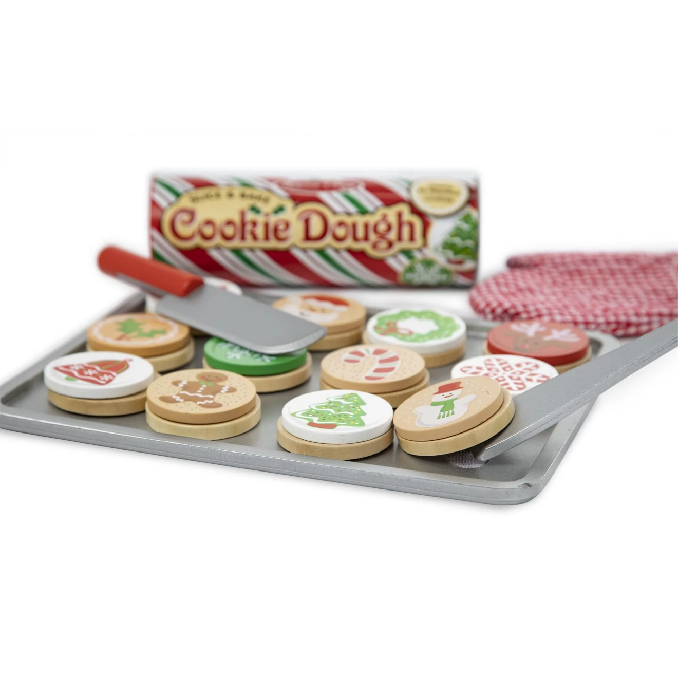 Melissa & Doug Slice & Bake Christmas Cookie Play Set - Image 4