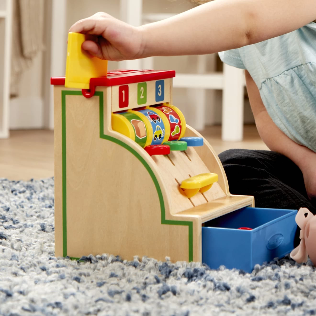 Melissa & Doug Spin & Swipe Cash Register - Image 5