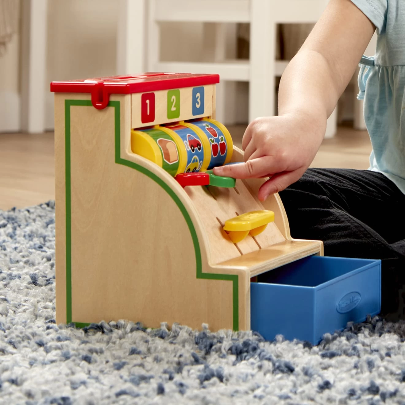 Melissa & Doug Spin & Swipe Cash Register - Image 6