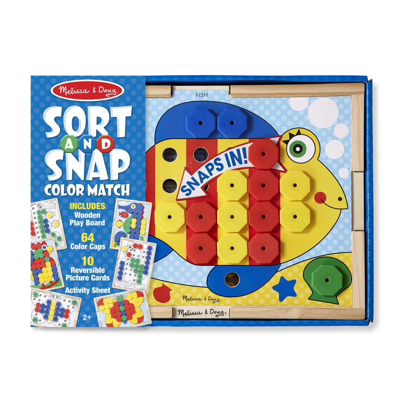 Melissa & Doug Sort & Snap Color Match - Image 3