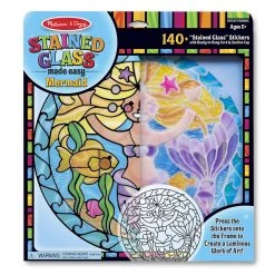 Melissa & Doug Stained Glass Made Easy - Mermaid
