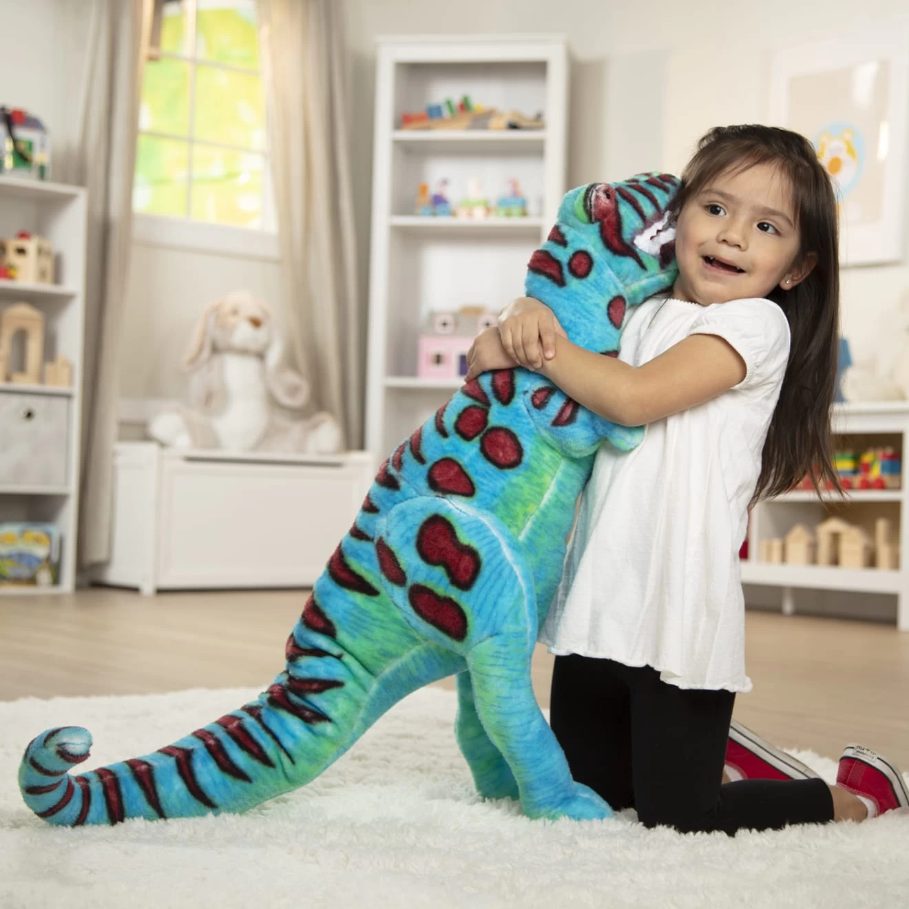Melissa & Doug T-rex Giant Stuffed Animal - Image 5