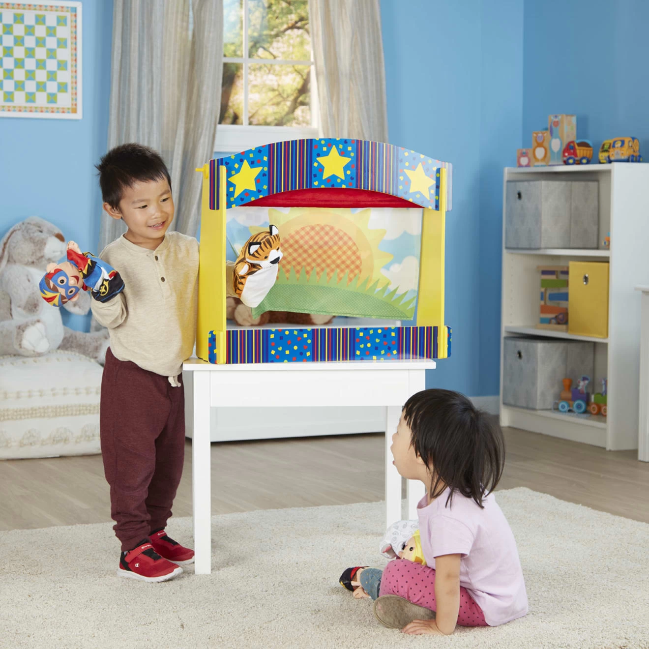 Melissa & Doug Tabletop Puppet Theater - Image 2