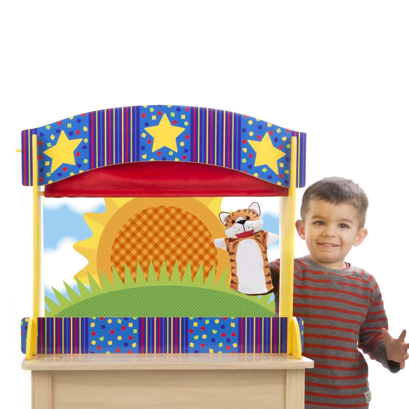 Melissa & Doug Tabletop Puppet Theater - Image 8