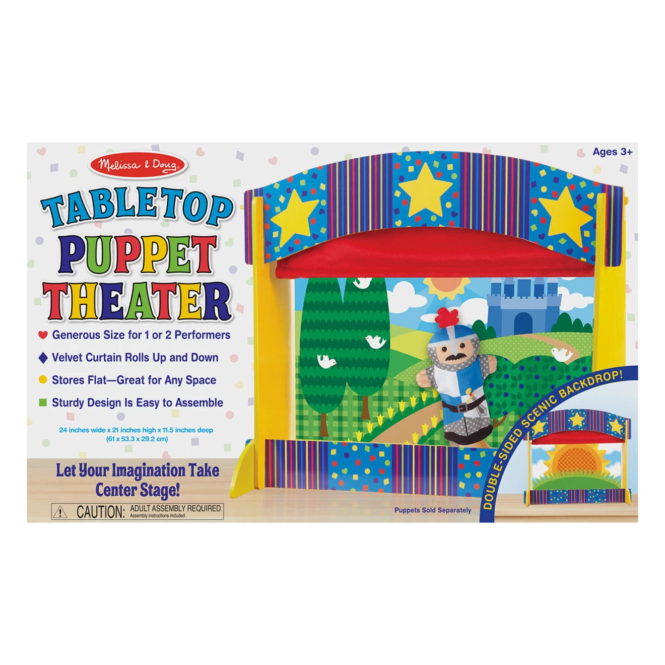 Melissa & Doug Tabletop Puppet Theater - Image 3