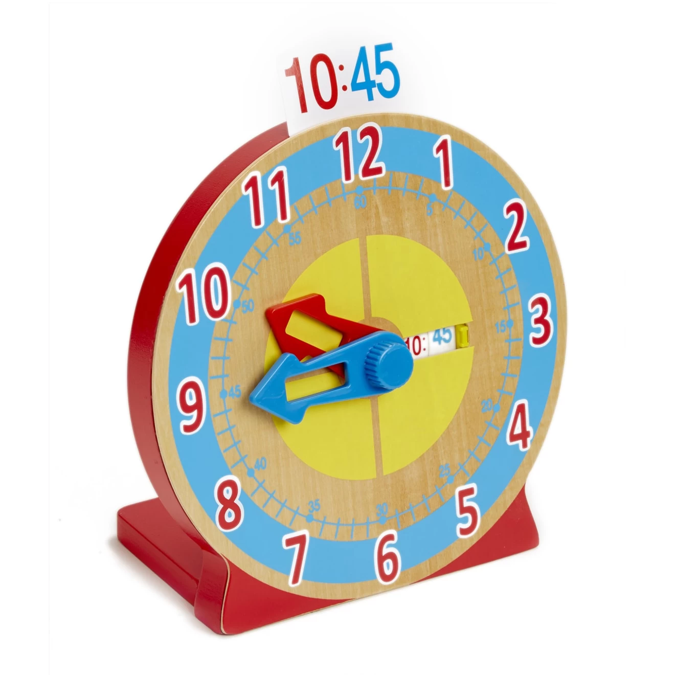 Melissa & Doug Turn & Tell Wooden Clock - Image 4