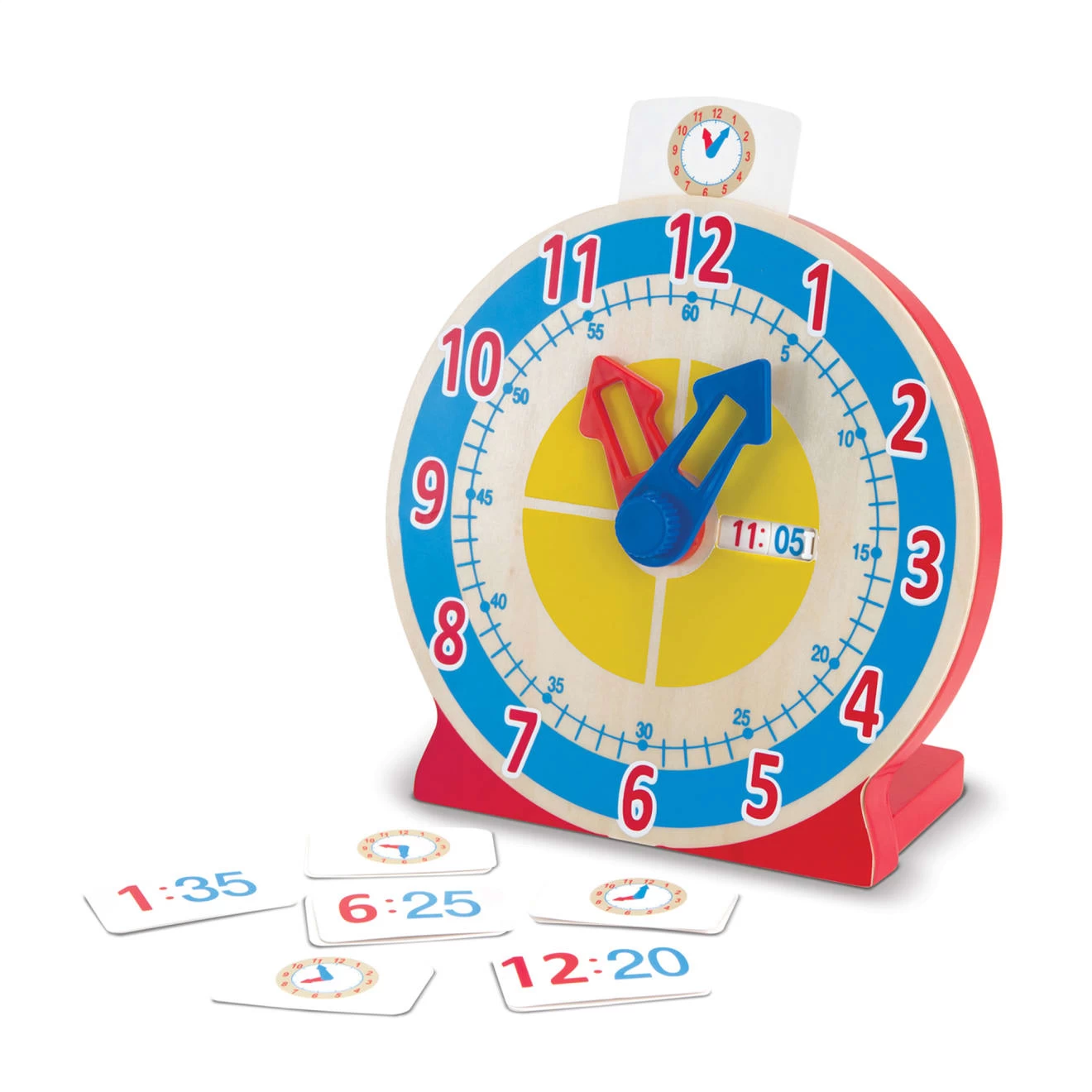 Melissa & Doug Turn & Tell Wooden Clock