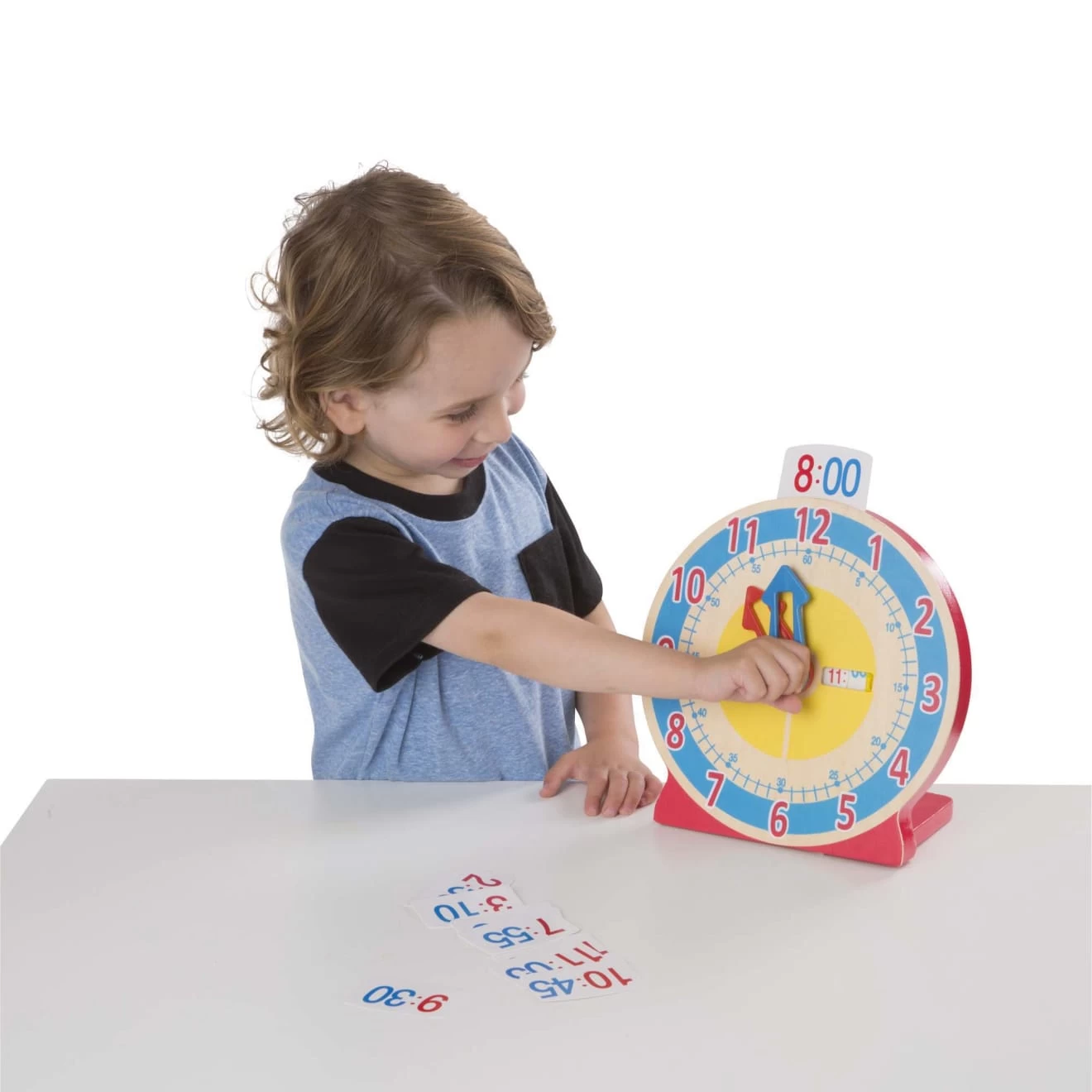 Melissa & Doug Turn & Tell Wooden Clock - Image 8