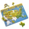 Melissa & Doug U.S.A. Map Wooden Puzzle