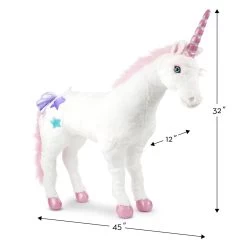 Melissa & Doug Unicorn Jumbo Stuffed Animal
