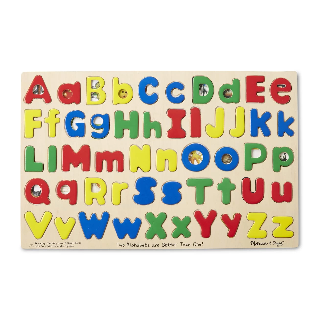 Melissa & Doug Upper & Lower Case Alphabet Puzzle - Image 3