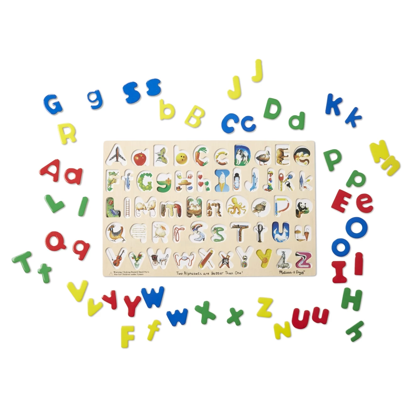 Melissa & Doug Upper & Lower Case Alphabet Puzzle - Image 4